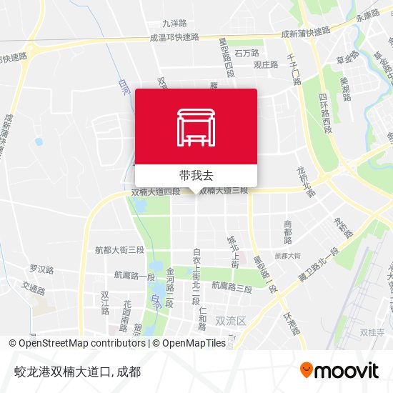 蛟龙港双楠大道口地图