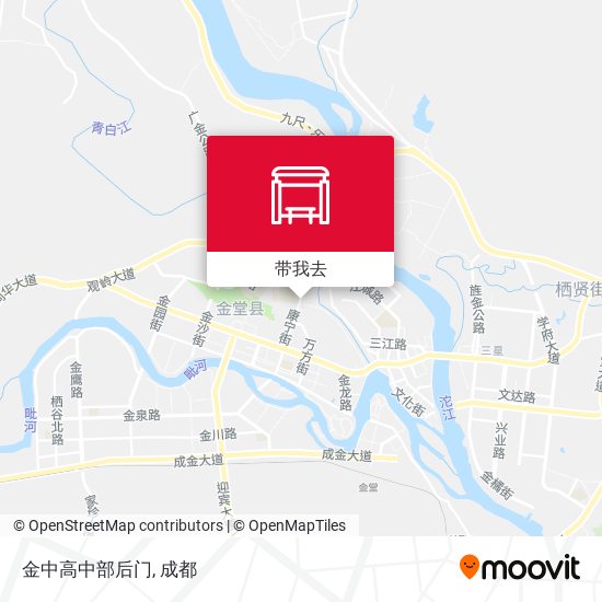 金中高中部后门地图