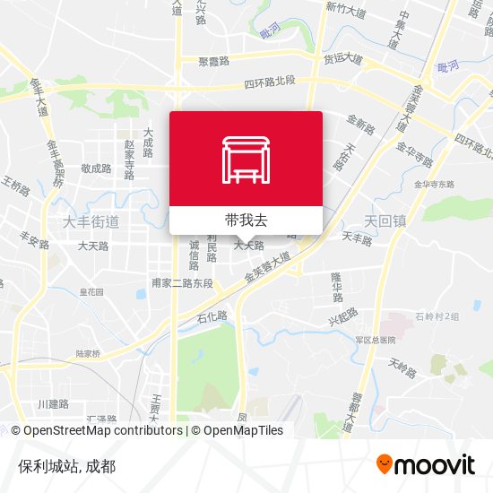 保利城站地图