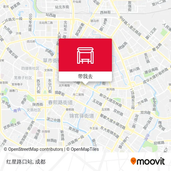 红星路口站地图