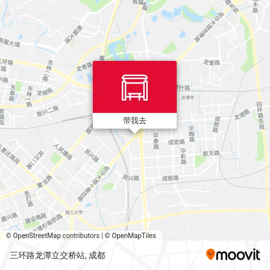 三环路龙潭立交桥站地图