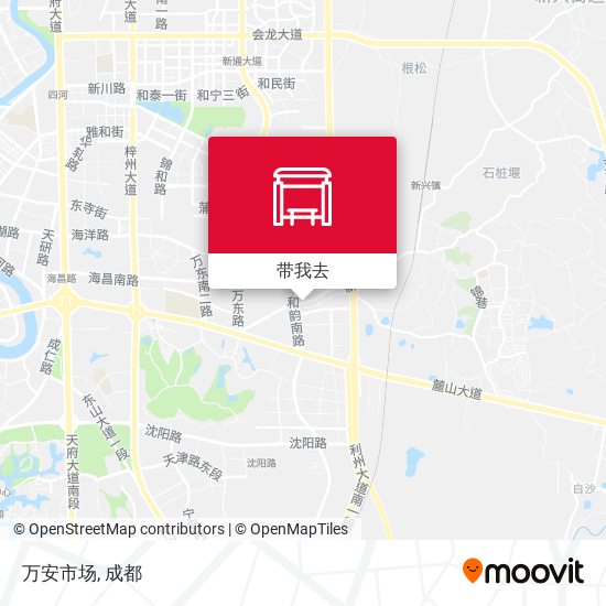 万安市场地图