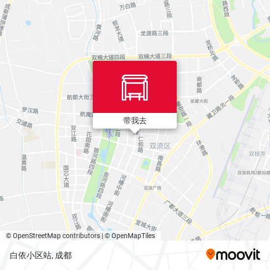 白依小区站地图