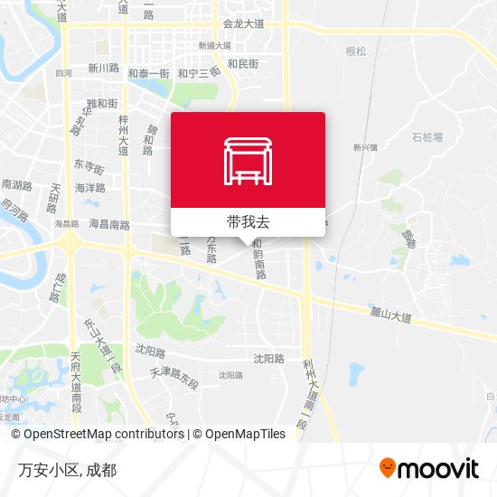万安小区地图