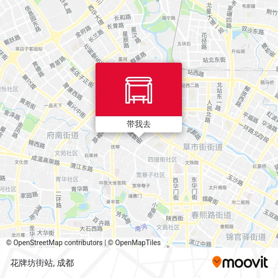 花牌坊街站地图
