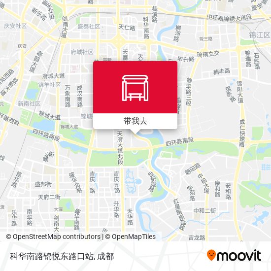 科华南路锦悦东路口站地图