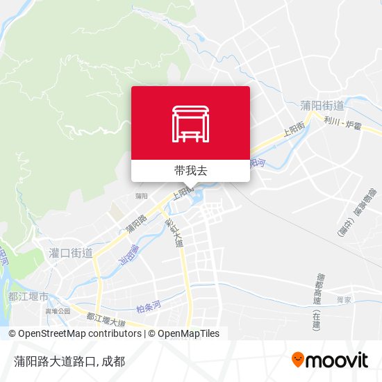 蒲阳路大道路口地图