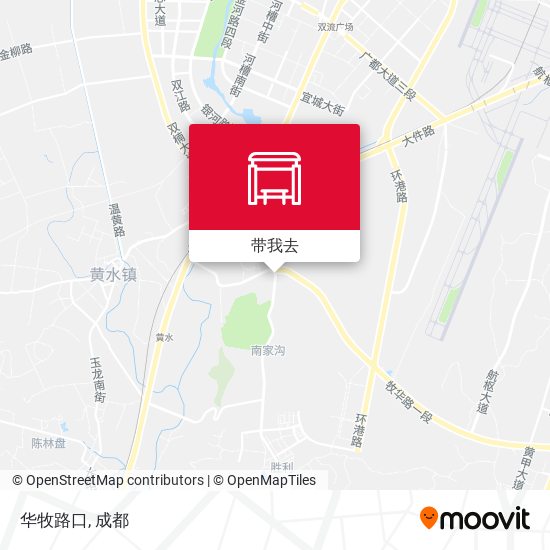 华牧路口地图