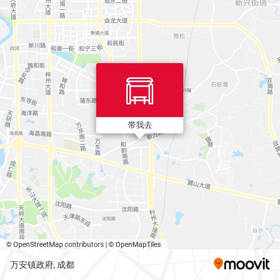 万安镇政府地图