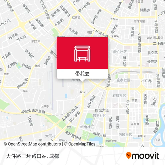 大件路三环路口站地图