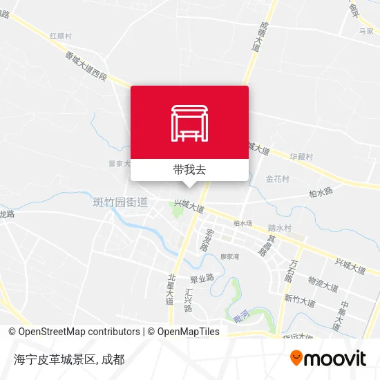 海宁皮革城景区地图