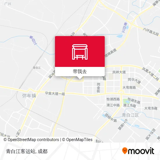 青白江客运站地图