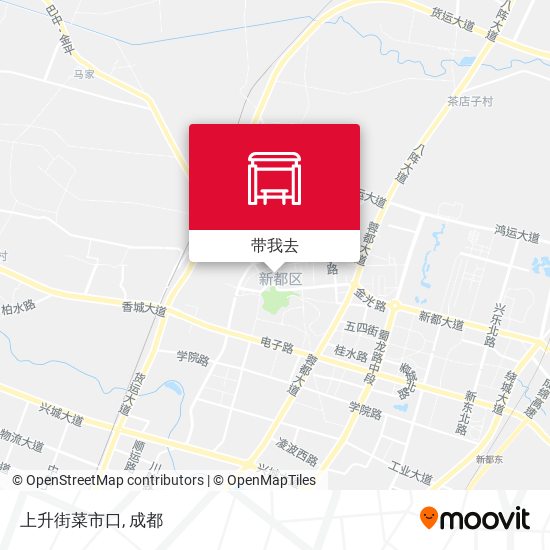 上升街菜市口地图