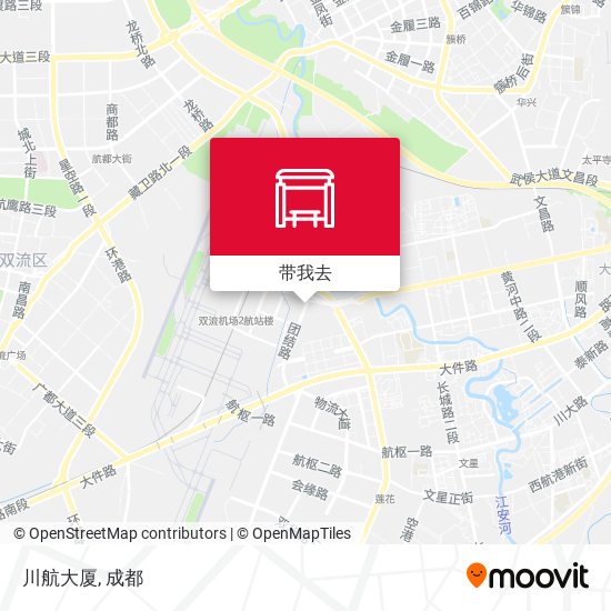 川航大厦地图