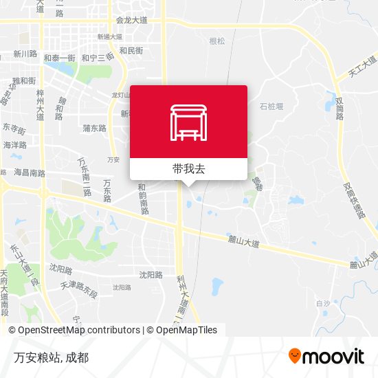 万安粮站地图