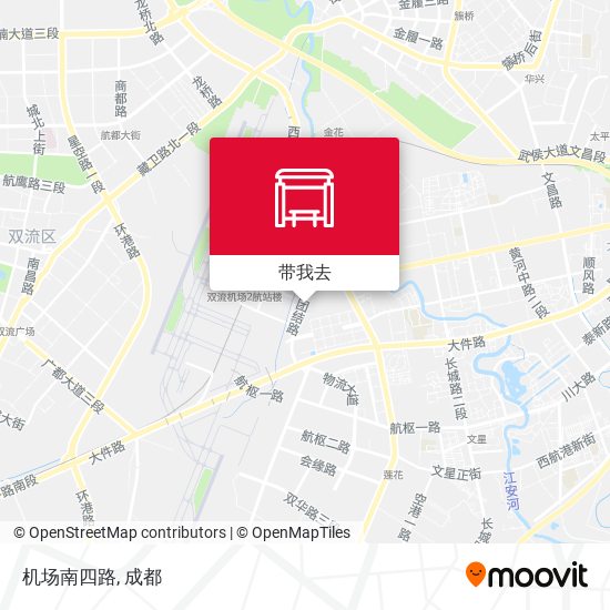 机场南四路地图