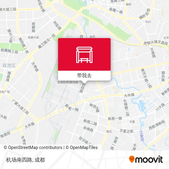机场南四路地图
