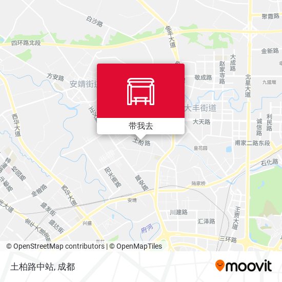 土柏路中站地图