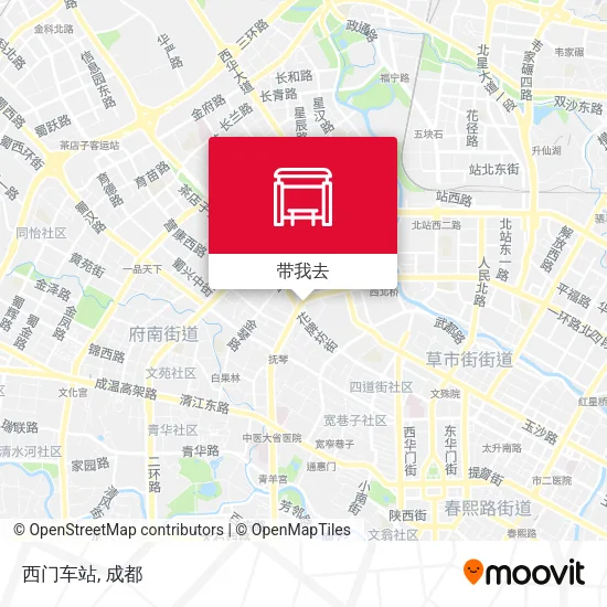西门车站地图