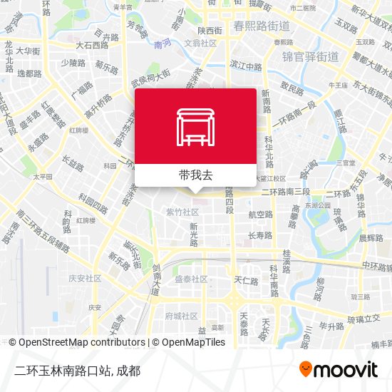 二环玉林南路口站地图