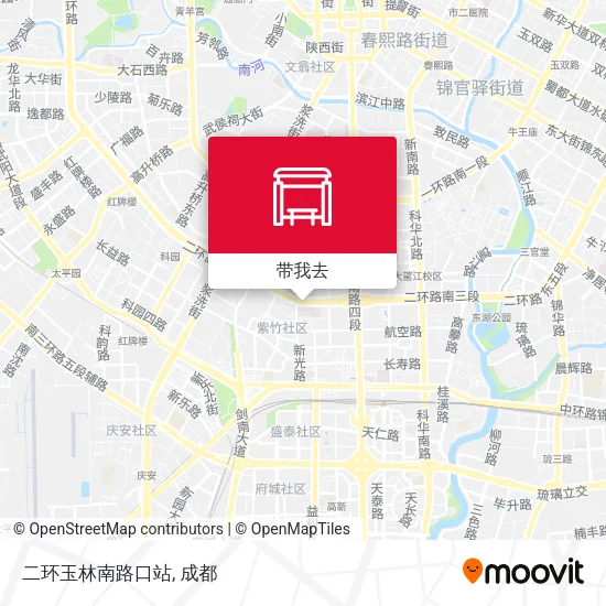 二环玉林南路口站地图