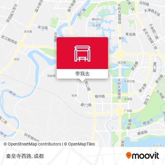 秦皇寺西路地图