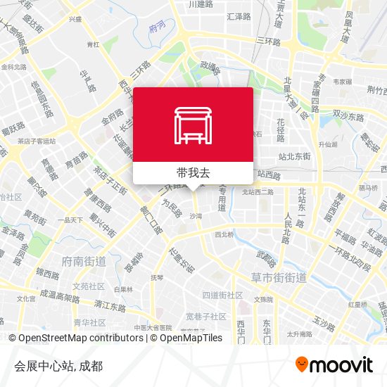 会展中心站地图