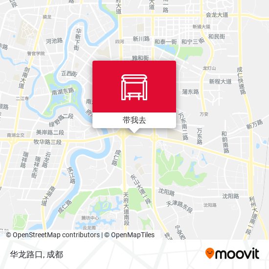 华龙路口地图
