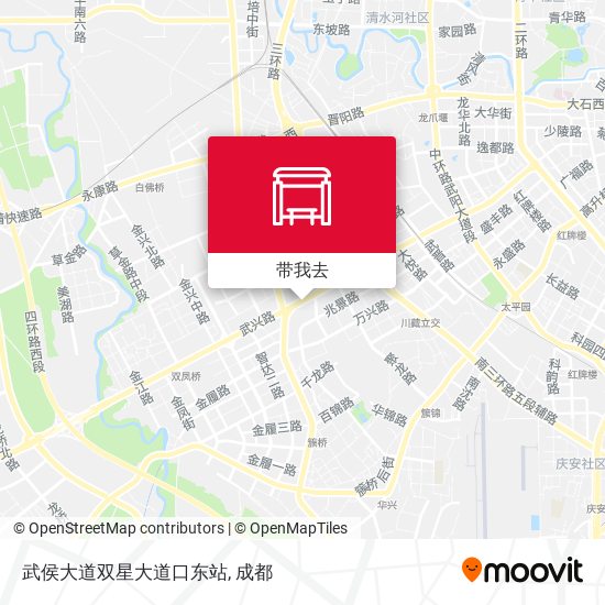 武侯大道双星大道口东站地图