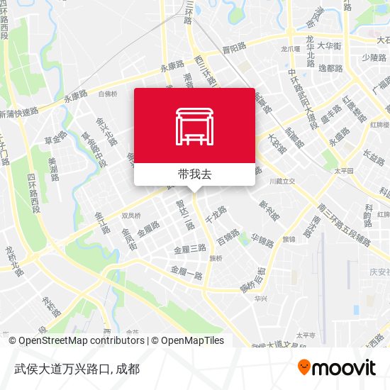 武侯大道万兴路口地图