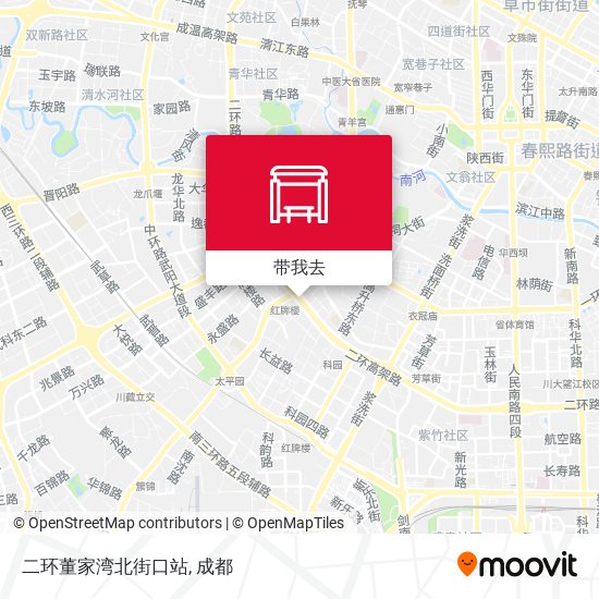 二环董家湾北街口站地图