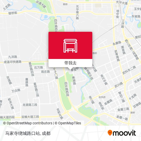 马家寺绕城路口站地图
