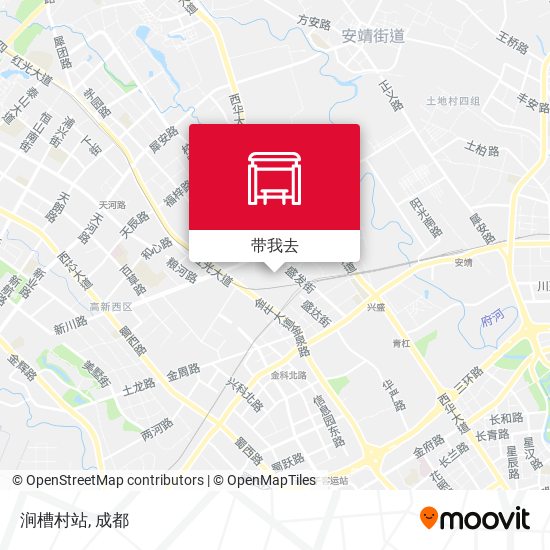 涧槽村站地图