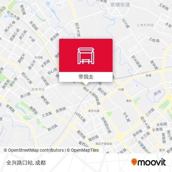 全兴路口站地图
