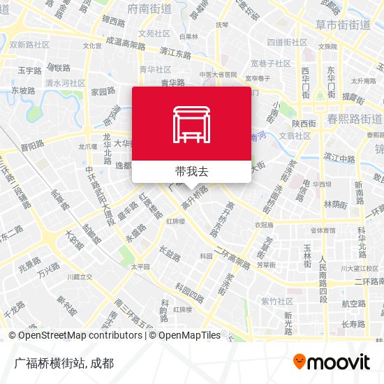 广福桥横街站地图