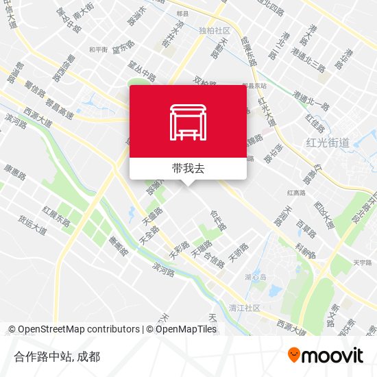 合作路中站地图