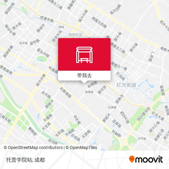 托普学院站地图