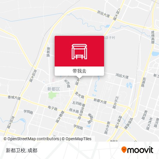 新都卫校地图