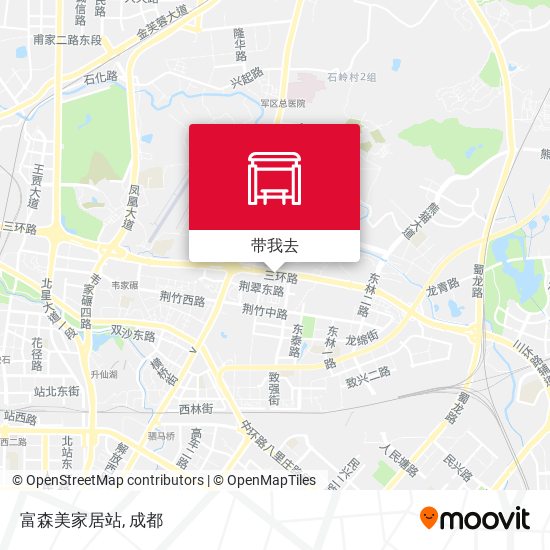 富森美家居站地图