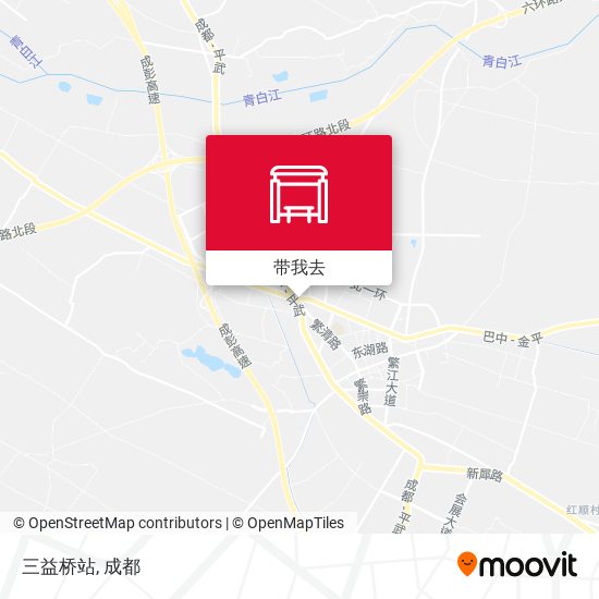三益桥站地图