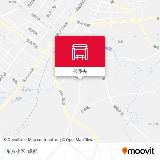 东方小区地图