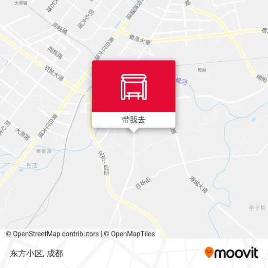 东方小区地图
