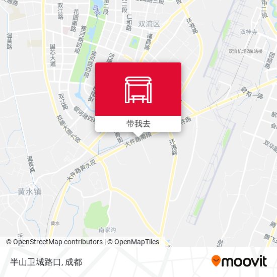 半山卫城路口地图