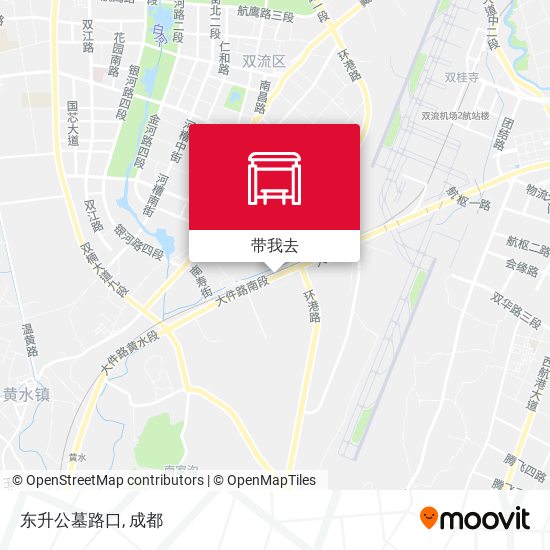 东升公墓路口地图
