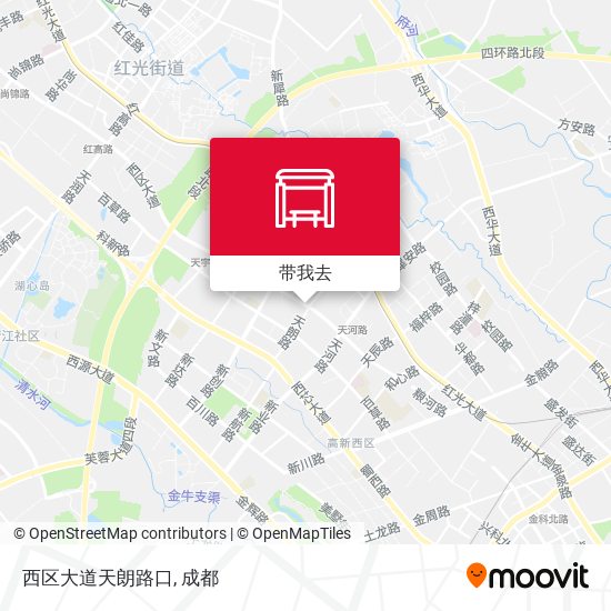 西区大道天朗路口地图