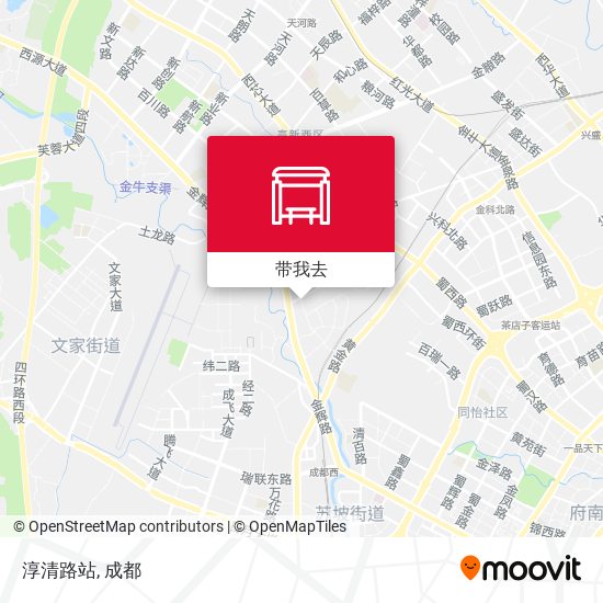 淳清路站地图