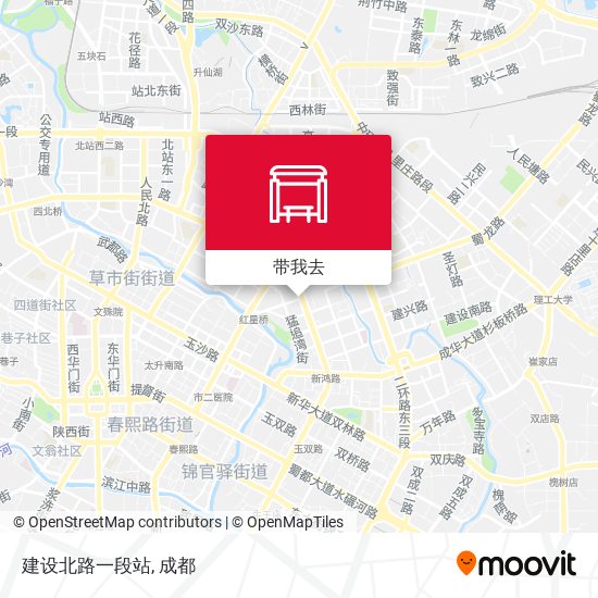 建设北路一段站地图