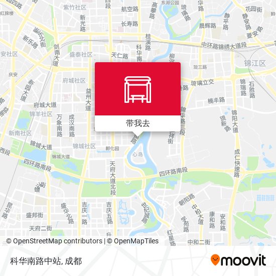 科华南路中站地图