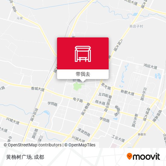 黄桷树广场地图