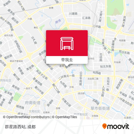 群星路西站地图